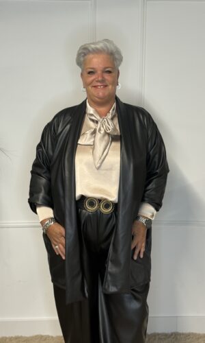 Leather look colbert Feyla