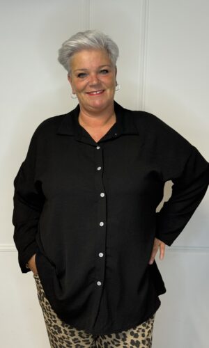 Viscose blouse ophaal mouwtje Arinda