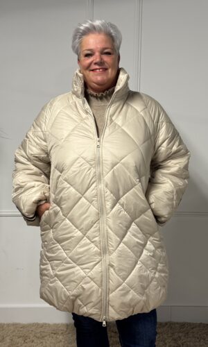 Winterjas met strepen Wendy
