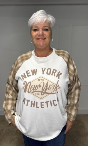Sweater met New York print Bella